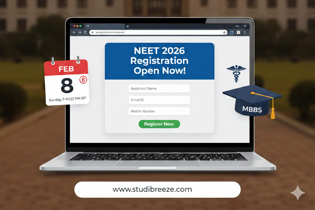 NEET 2026 Application Form: Registration Date, Eligibility, Fees & How to Apply Online