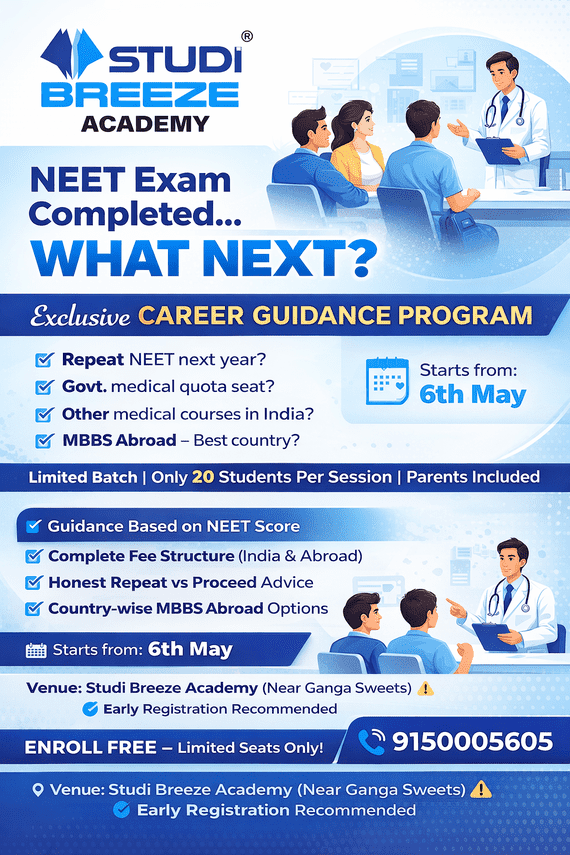 Career Guidance Program for NEET Students in Ambattur, Chennai